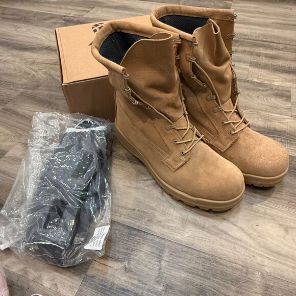 ALTAMA Men Military Boots with Bootie Liners Tan Combat Cold Weather Sz 13R NWT - Picture 10 of 10